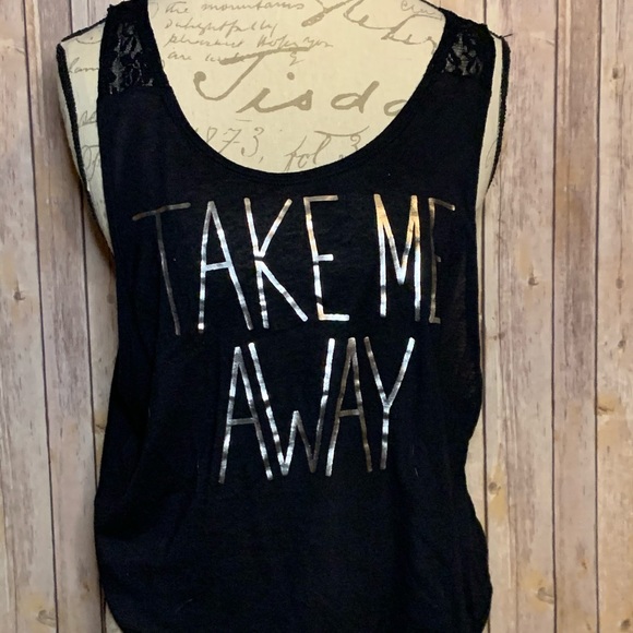 PINK Victoria's Secret Tops - black tank top PINK Victoria's Secret Tops - black tank top